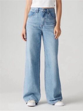 Levi’s Women’s High Rise Cinch Baggy Jeans - Invested Indigo Size 27x31 NWT